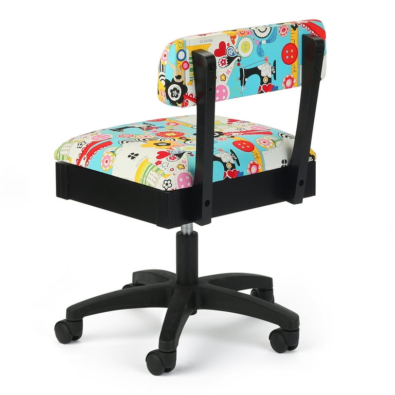Arrow Adjustable Height Hydraulic Hobby Chair, Sewing/Craft