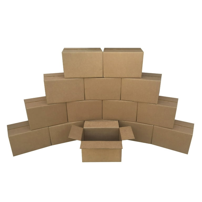 uBoxes 15 Small Moving Boxes - 16x10x10 - Cardboard Box 