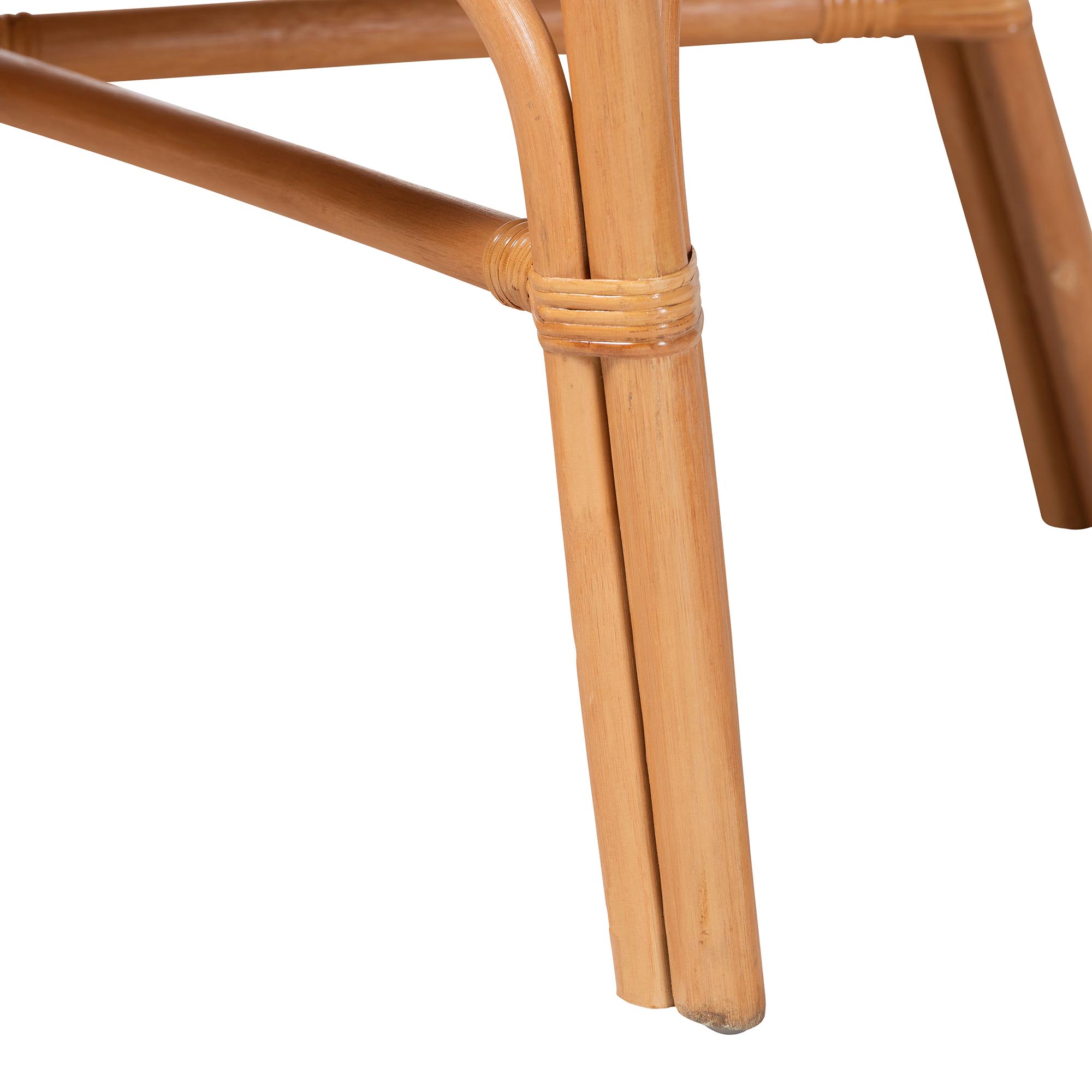 bali & pari Ceona Boho Dining Nook Set, Light Honey