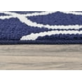thumbnail image 4 of Mainstays Drizzle Navy/White Indoor Area Rug, 45" x 66", 4 of 4