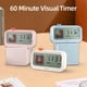 thumbnail image 5 of Reloj con temporizador visual de 60 minutos, función de conteo ascendente/descendente y pantalla LCD, 5 of 8