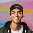thumbnail image 3 of Dalix Train Cotton Dad Hat Adjustable Soft Baseball Cap Mens in Black, 3 of 5