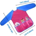 thumbnail image 2 of Delantal para pintar a prueba de agua Bata para pintar para niños Manga larga 3 bolsillos grandes (Pinturas y pinceles no incluidos) TUNC Sencillez, 2 of 5