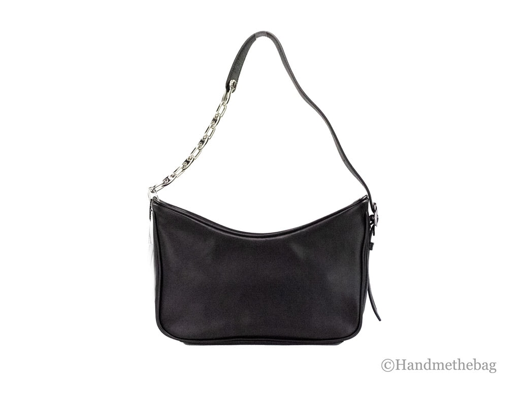 Marc Jacobs Marc Jacobs Tempo Small Black Smooth Leather Hobo Convertible Shoulder Bag Women's Purse