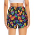 thumbnail image 4 of Haiem Colorful Pineapples1 Women's 2 in 1 Running Shorts - Lightweight Athletic Workout Gym Yoga Breathable Sports Shorts Liner with Phone Pockets-, 4 of 9