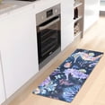 thumbnail image 4 of Bath Mat Soft Plush Non-Slip Absorbent Bathroom Rugs 39"x20" Seahorse Jellyfish Coral, 4 of 8