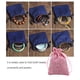 thumbnail image 3 of Bolsas de lino a prueba de polvo con cordones, bolsas de regalo de joyería, bolsas de embalaje, bolsa de almacenamiento reutilizable ligera, Almacenamiento y organización del hogar Rosa 7*9cm Billuyoard HA075325-04, 3 of 6