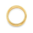 thumbnail image 4 of Gem & Harmony Ladies 14K Yellow Gold 4mm Comfort Fit Milgrain Wedding Band Ring for Women, 4 of 5