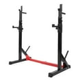 thumbnail image 2 of SalonMore Barbell Rack Squat Stand, Adjustable Dip Stand Weight Lifting Bench Press Rack, 2 of 10