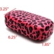 thumbnail image 4 of Funda protectora dura o semidura para anteojos y gafas de sol con paño de limpieza de microfibra. Elige tu talla A (leopardo rosa de tamaño mediano, 6.25 x 3.25 x 1.85 pulgadas)., 4 of 4
