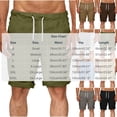 thumbnail image 3 of DDAPJ pyju Mens Cotton Linen Shorts Casual Drawstring Elastic Waist Lightweight Breathable Bermuda Summer Beach Short Pant for Men Gray M, 3 of 7