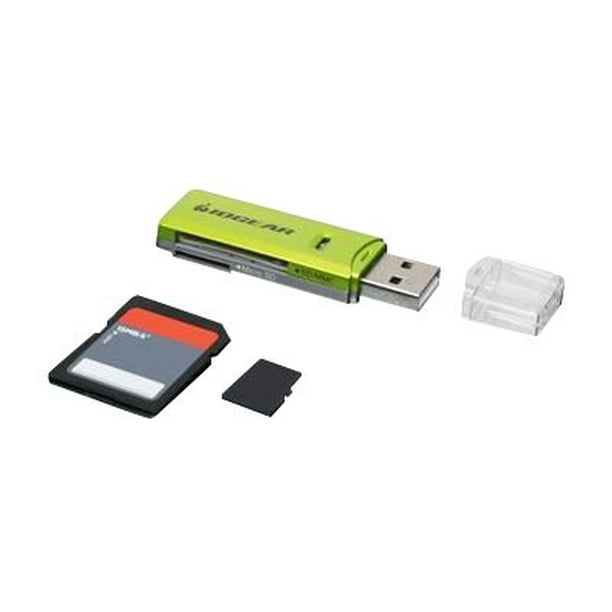 IOGEAR (MMC, SD SmicroSD DGFR204SD /MicroSD/MMC Card Reader/Writer - Lecteur de Cartes RS-MMC, SDHC, microSDHC, SDXC) - USB 2.0