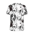thumbnail image 3 of Rocae Labrador Retriever Dog for Breathable Men's Baseball T-Shirt Fashionable Casual Baseball Jersey, Moisture-wicking Sportswear 3X-Large, 3 of 9
