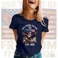 thumbnail image 2 of 250th Anniversary USA Shirts Eagle 250th Anniversary 1776–2026, Independence Day T-Shirt, 2 of 4