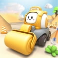 thumbnail image 4 of XIANXIAN Inertia Toy Early Educational Toddler Baby Toy Friction Powered Cars Push and Go Cars Tractor Bulldozer Dumper Cement Mixer Engineering Vehicles Toys for Children Boys Girls Kids Gift, 4 of 5