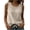 01-Beige, variant on Women's Crew Neck Linen Cotton Tank Top Sleeveless Loose Fit Basic Casual Summer Shirt