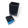 Used GoPro - Dual Battery Charger + Battery for HERO8/HERO7 Black - AJDBD-001 (Used)