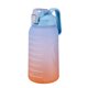 thumbnail image 1 of Camping Botella de agua de 2 l, taza con pajita, marcador de tiempo, jarras de fitness para beber deportes (azul) Tmvgtek Deportes Acuáticos, 1 of 7