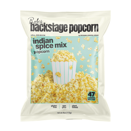 Rob's Backstage Popcorn Gluten Free, Mumbai Nights Indian Spice Mix, 4 oz