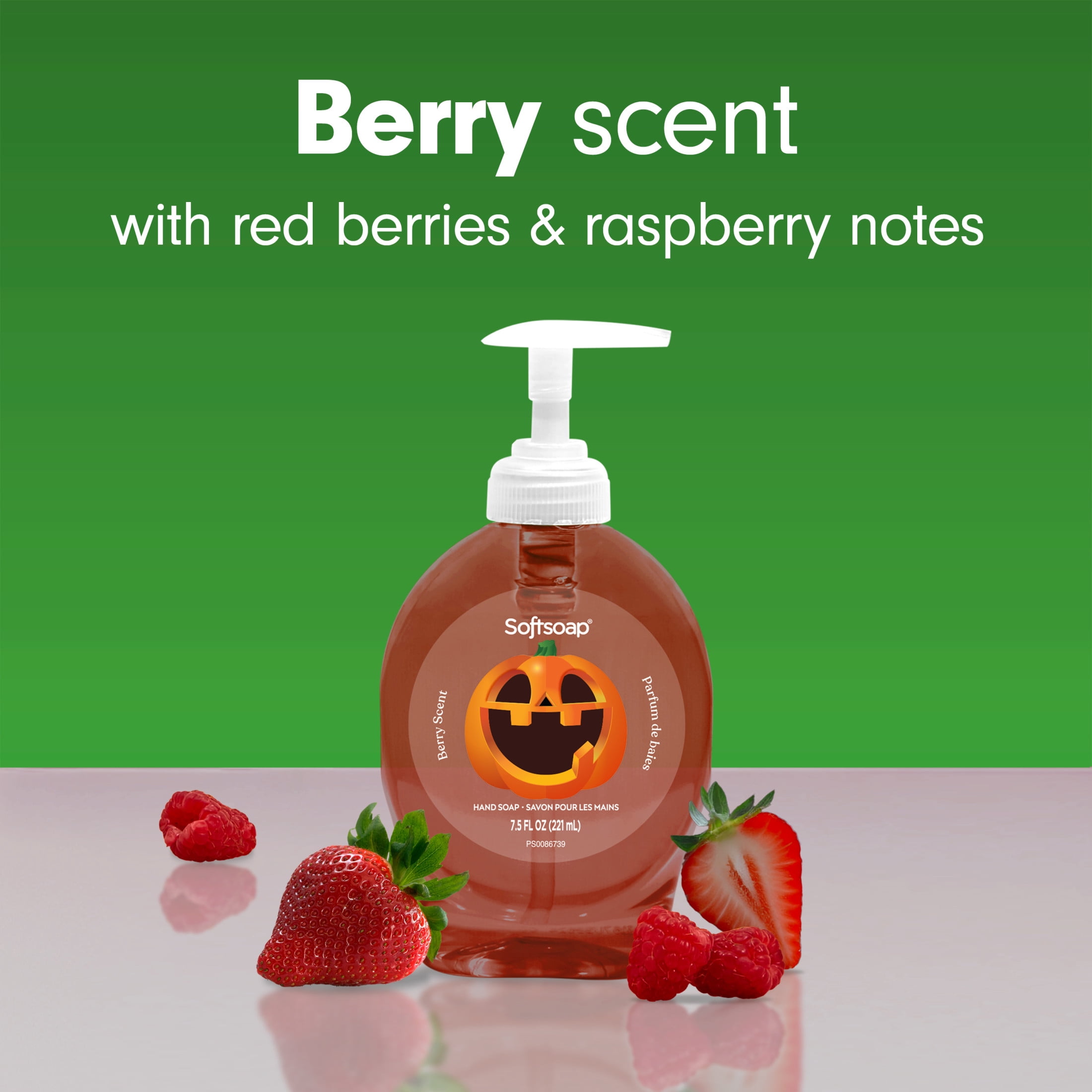 Softsoap Limited Edition Halloween Liquid Hand Soap Pump, Berry Scent, 7.5 fl oz