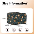 thumbnail image 5 of Pofeuu Cute plant fox Print Toaster Cover 4 Slice, Bread Dust Cover & Fingerprint Protection, Kitchen Small Appliance Covers(Toaster Cover), 5 of 7