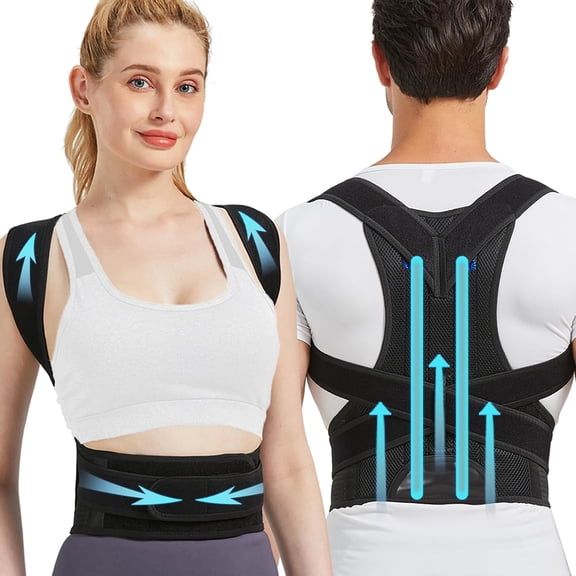 MIOCLYD Back Brace Posture Corrector for Women & Men – Adjustable Back Straightener for Scoliosis, Hunchback & Spine Support, Pain Relief Trainer