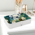 thumbnail image 6 of Koala Travel Jewelry Organizer Storage Box Bracelet Holder, PU Leather with Removable Compartment, Portable, 6 of 6
