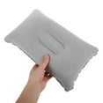 thumbnail image 4 of MOVTOTOP Comfortable Inflatable Camping Pillow for Sleeping with PVC Material Grey Color Large Thick Design Square Shape 2 Pieces, 4 of 7