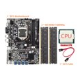 thumbnail image 3 of Juego de cables de datos de memoria LGA 1155 PCI E 2 1X Placa de minería Equipo de minero Accesorios de PC de escritorio Placa base B75 CPU 4G DDR3 Sweethay EL023280-00B, 3 of 6