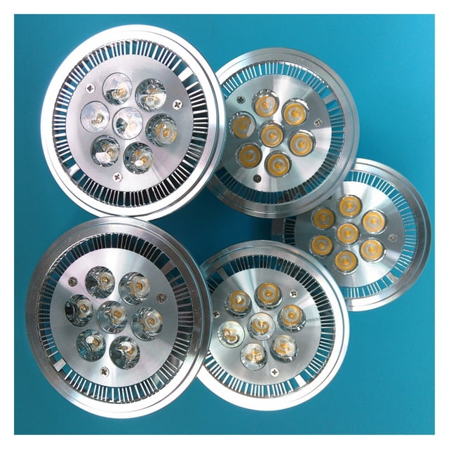5 Pcs Projecteurs AR111 par Projecteurs LED AR111 Projecteur 7W GU10 Projecteur LED 230V / 110V Gradation, Écoénergétique