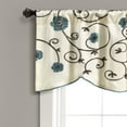 thumbnail image 2 of Lush Decor Royal Garden Valance - Yellow Gray, 2 of 11