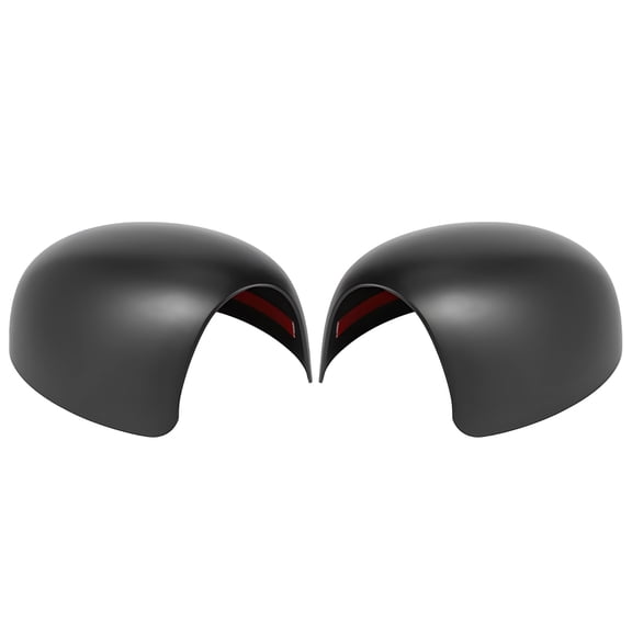 2 Pcs Mini Cooper Mirror Covers, ABS Black Side Mirror Caps for Mini Cooper R52 R50 R53 2001-2006, Smooth Finish, Symmetrical Design, Easy Installation