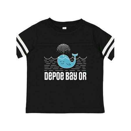 

Inktastic Depoe Bay Oregon Whale Gift Toddler Boy or Toddler Girl T-Shirt