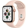 thumbnail image 1 of Pre-Owned Apple Watch SE GPS + Cellular, 40mm Gold Aluminum Case with Pink Sand Sport Band - Regular, 1 of 1