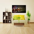 thumbnail image 2 of Carnival Canvas Art Landscape Picture Wall Art Framed Painting Wall Decor For Home Office Bedroom Reeady to Hang, 2 of 6