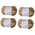 thumbnail image 1 of yuksok 4 Pieces T-shirt Yarns Soft Cloth Yarn for DIY Handbag Rugs Blanket Gold, 1 of 9