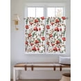 thumbnail image 2 of Red Mushrooms Living Room Curtains 2 Panel, Maple Leaves Plants Country Botanical Cafe Window Treatment, Farmhouse Bedroom Bathroom Kitchen Curtains Drapes 104"x45", 2 of 6