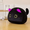 thumbnail image 7 of Cute Black Cat Plush Pillow, Soft Stuffed Animal Doll for Sleeping, Kawaii Kitty Anime Plushie, Unique Easter Basket Filler, Graduation Gift, Valentine's Day Present for Her, 7 of 7