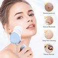 thumbnail image 2 of Facial Cleansing Brush,Electric Face Scrubber with 3 Brush Heads for Cleansing and Exfoliating,3 in 1 Waterproof Rechargeable Face Cleansing Brush for Dry Oily Sensitive Skin, 2 of 9