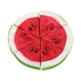 thumbnail image 6 of ACDANC 6pcs Watermelon Slices (Red),5*5cm Simulated Fruit Slices, 6 of 7