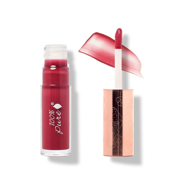 Brillo de labios 100% puro, vino de granada, alto brillo, 4 ml