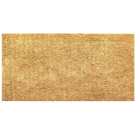 WRITWAA 1 Roll Orange Coconut Fiber Mulch Mat - Sustainable Rectangular Planter Mat for Gardening and Pet Resting