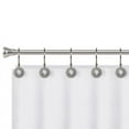 thumbnail image 6 of Utopia Alley Shower Rings, Double Shower Curtain Hooks for Bathroom, Rust Resistant Shower Curtain Hooks Rings, Crystal Design, Set of 12, Brushed Nickel, 6 of 10