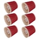 thumbnail image 5 of Pantalla de lámpara pequeña de tela color vino tinto con borde dorado para lámpara de mesa E14, lámpara de pared, 5 of 14