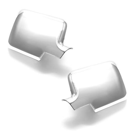 Quad Cab Chrome Door - Sizver Chrome Door mirror Covers For 2004-2008 Ford F150 all cab models