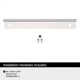 thumbnail image 4 of Amerock Streamline II 5 inch (127mm) Length Polished Chrome Cabinet Finger Edge Pull, 10 Pack, 4 of 4