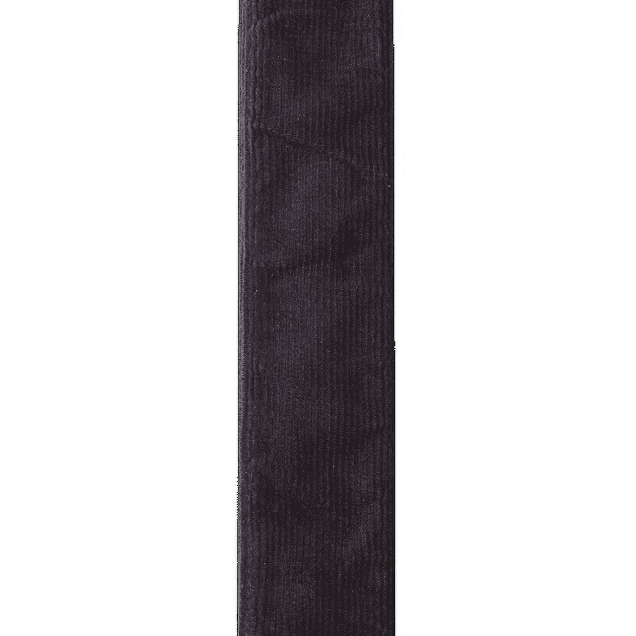 D'Addario Corduroy Woven Guitar Strap Black