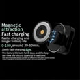 thumbnail image 5 of Smart Ring Heart Rate Blood Pressure Blood Oxygen Temperature Sleep Calories Health Fitness Tracker Rings White No. 23, 5 of 5