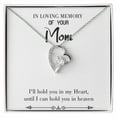 thumbnail image 2 of À Maman Message Souvenir Te Tenir dans le Ciel Blanc pour Toujours Collier w Message Carte, 2 of 7