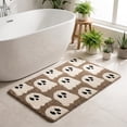 thumbnail image 5 of Halloween Ghost Themed Faux Fur Floor Mat, Absorbent Bathroom Mat Easy To Clean, Non Slip Stain Resistant Entryway Rug Gift, 5 of 6